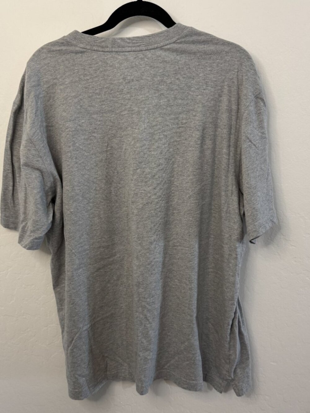 Eddie Bauer Gray Heather Short Sleeve Cotton Henley Tee | Size XL - Picture 3 of 3